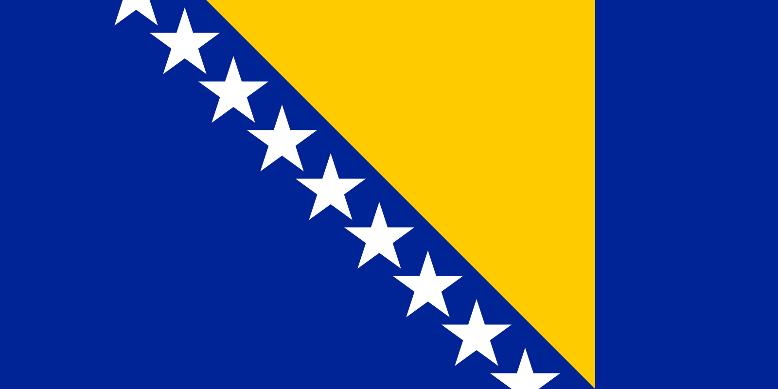 General knowledge about Flag of Bosnia and Herzegovina